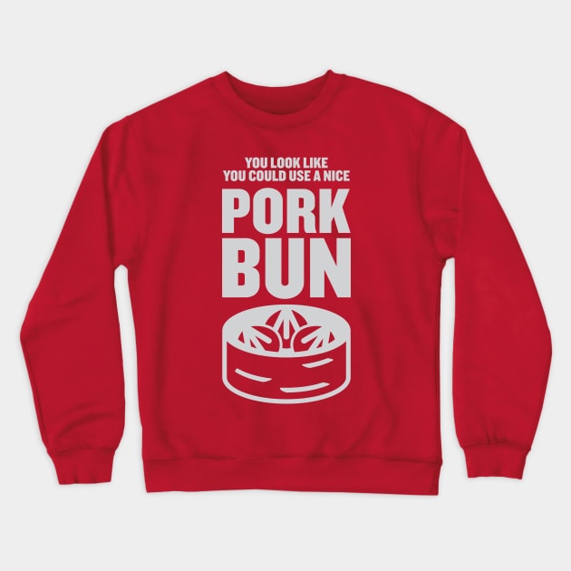 Pork Bun Crewneck Sweatshirt by Rabassa